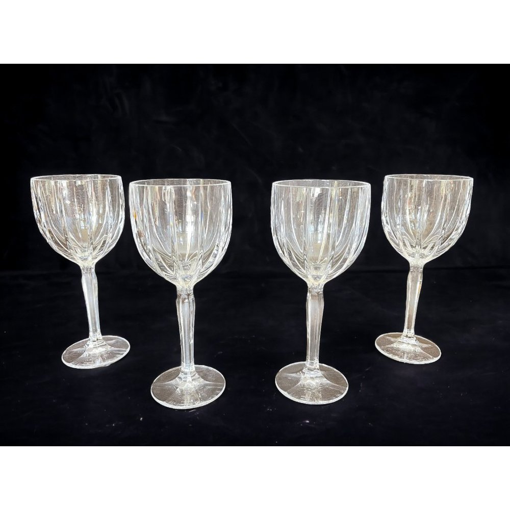 Waterford Marquis Crystal Glasses Omega 8 5/8" Set of 4 All Purpose Wine Glass
